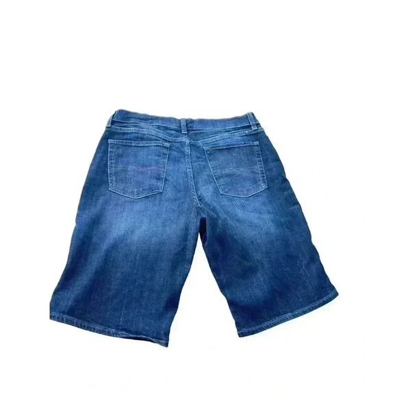 Women’s Lucky Brand Dark Wash Bermuda Stretch Shorts• Size 12/31•Preowned• - Picture 2 of 9